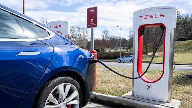 Future Battery Industries Cooperative Research Centre chairman Tim Shanahan said the government needs to target major manufacturing companies – such as battery makers such as Tesla and Panasonic – that had already developed their own expertise. Picture: AFP