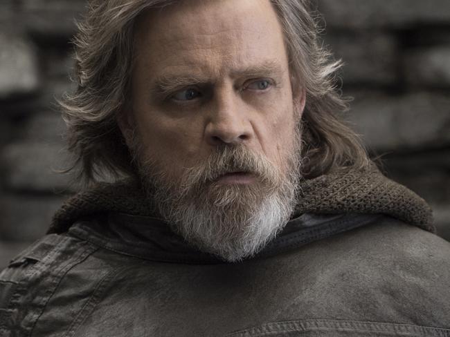 Star Wars: The Last Jedi..Luke Skywalker (Mark Hamill)..Photo: John Wilson..Â©2017 Lucasfilm Ltd. All Rights Reserved.
