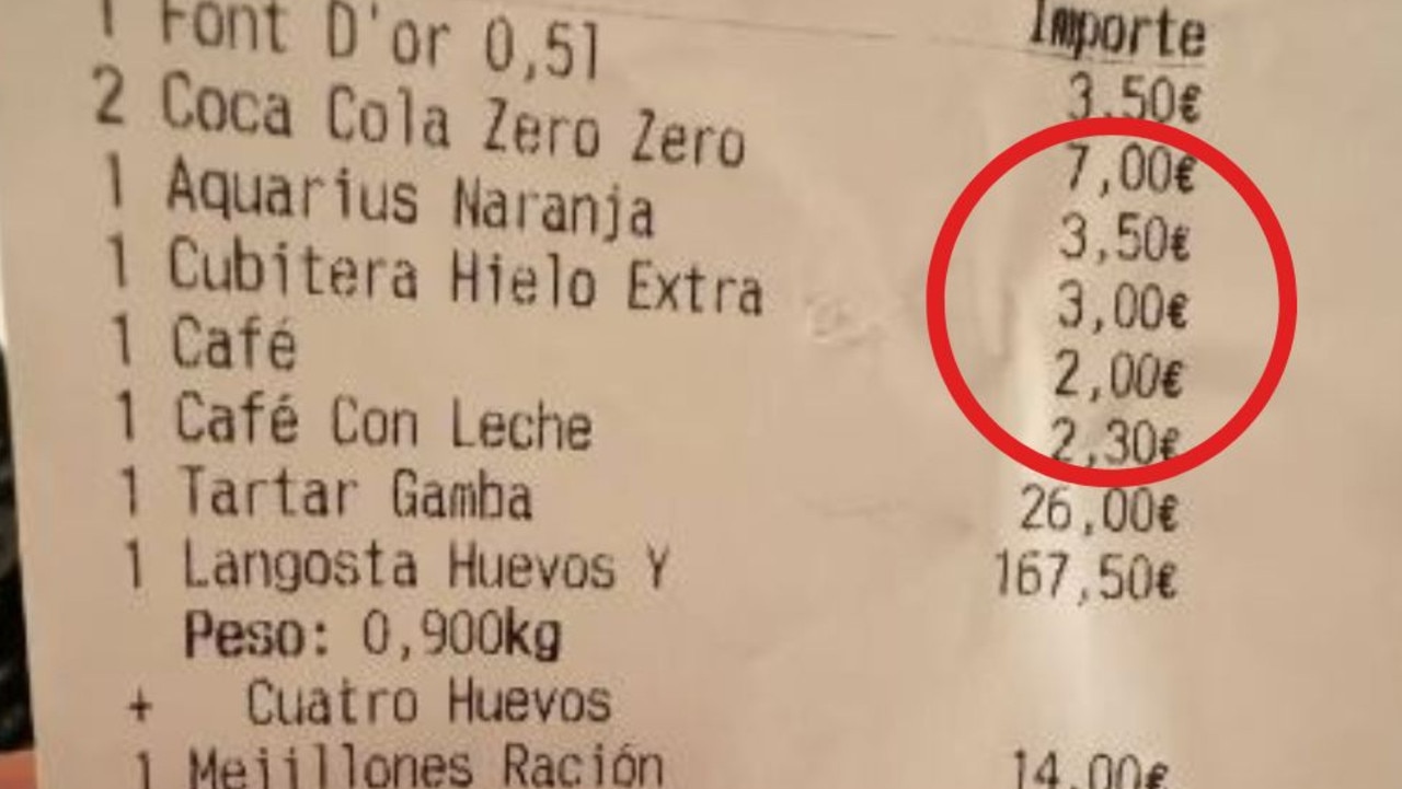 Tourist furious over petty fee on reciept