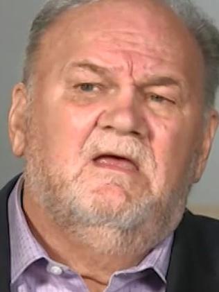 Thomas Markle has said his daughter is not happy in the public eye. Picture: ITV