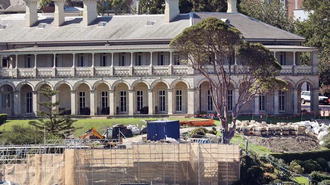 PScottMorrison was speaking at Kirribilli House. Picture: Richard Dobson