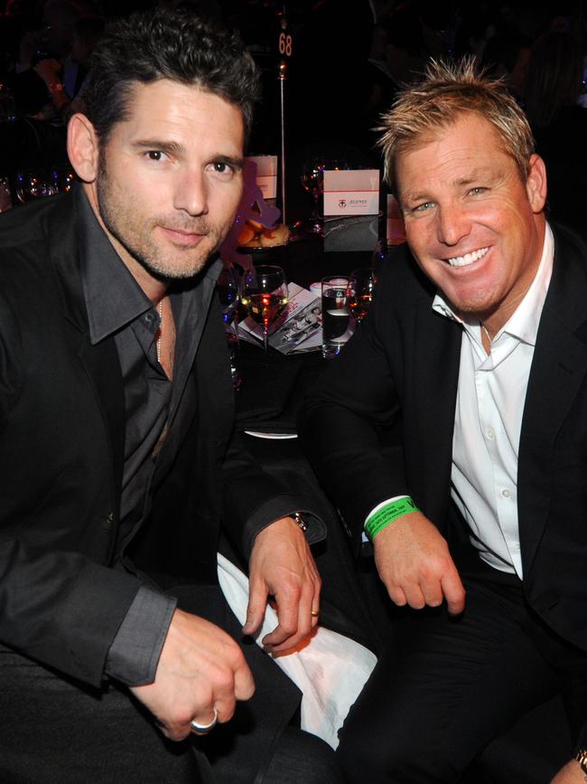 Eric Bana and Shane Warne.