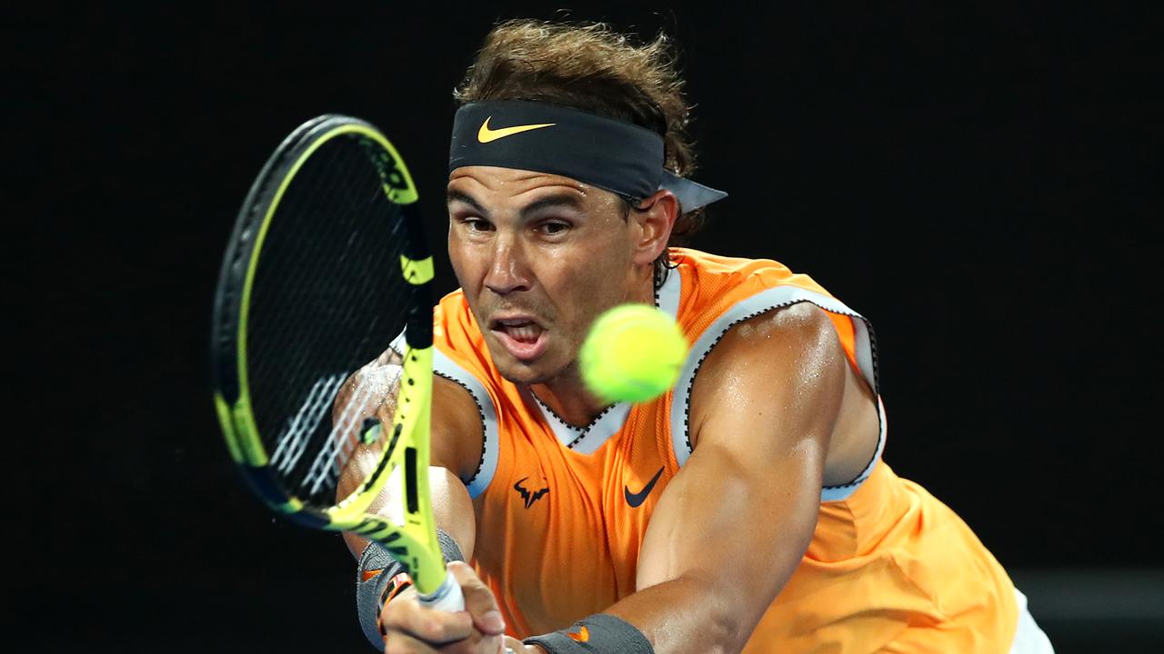 Has Rafael Nadal added another superstition to his repertoire? Photo: Cameron Spencer/Getty Images