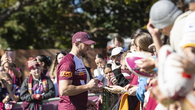 Kurt Capewell at Queensland Maroons fan day at Toowoomba Sports Ground, Tuesday, June 18, 2024. Picture: Kevin Farmer