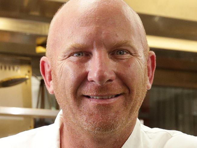 Chef Matt Moran photographed at Aria Restaurant in Sydney. Picture: John Fotiadis