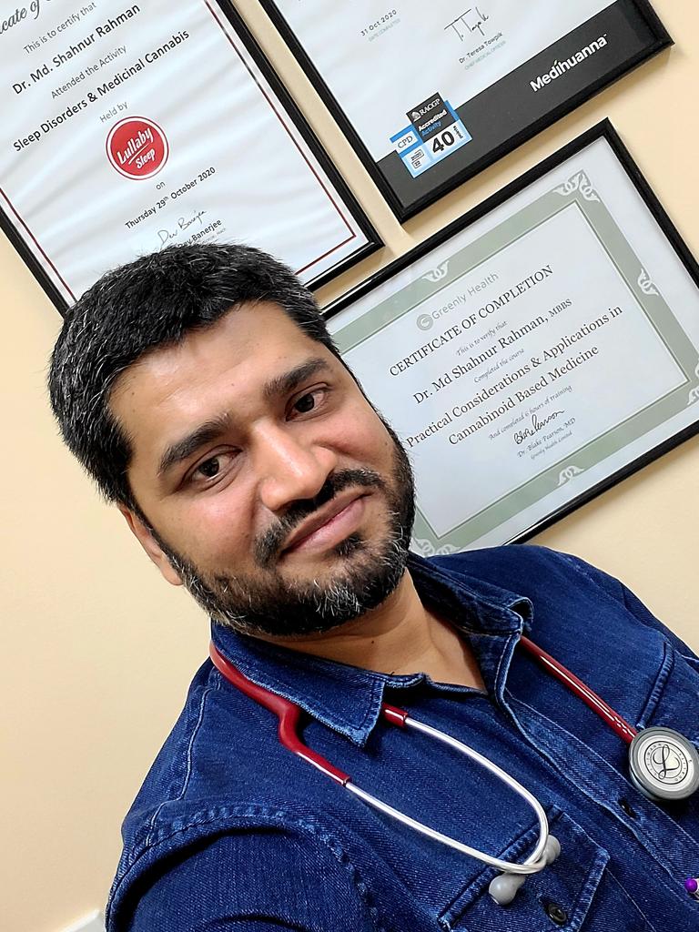 My Cannabis Clinic founder Dr Shahnur Rahman has had more than 400 applications to the Therapeutic Goods Administration since the clinic opened a year ago. Picture: Supplied