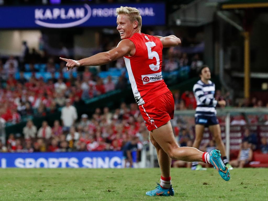 Isaac Heeney has been unstoppable in 2022. Picture: AFL Photos/Getty Images