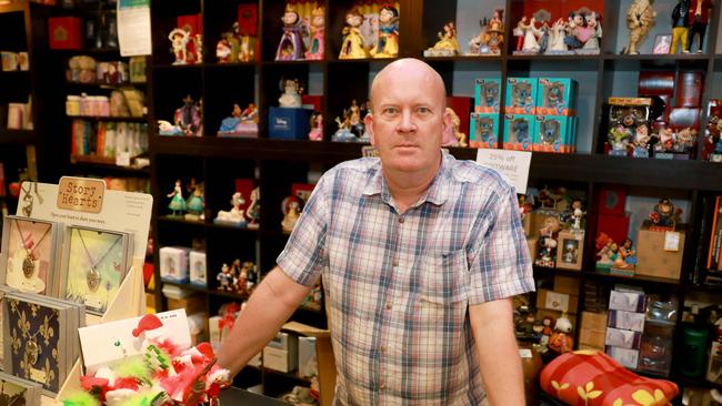 Donna's Flower Shop owner John Lynch at his shop in Wentworthville in November. He has since moved to Penrith. Picture: Angelo Velardo