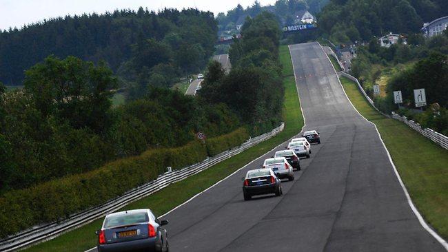 On the Nurburgring.