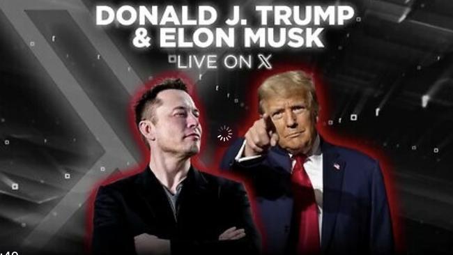 Donald Trump was interviewed by Elon Musk live on X.