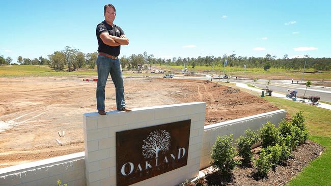 Developer James Robinson at the newly released Oakland Estate.