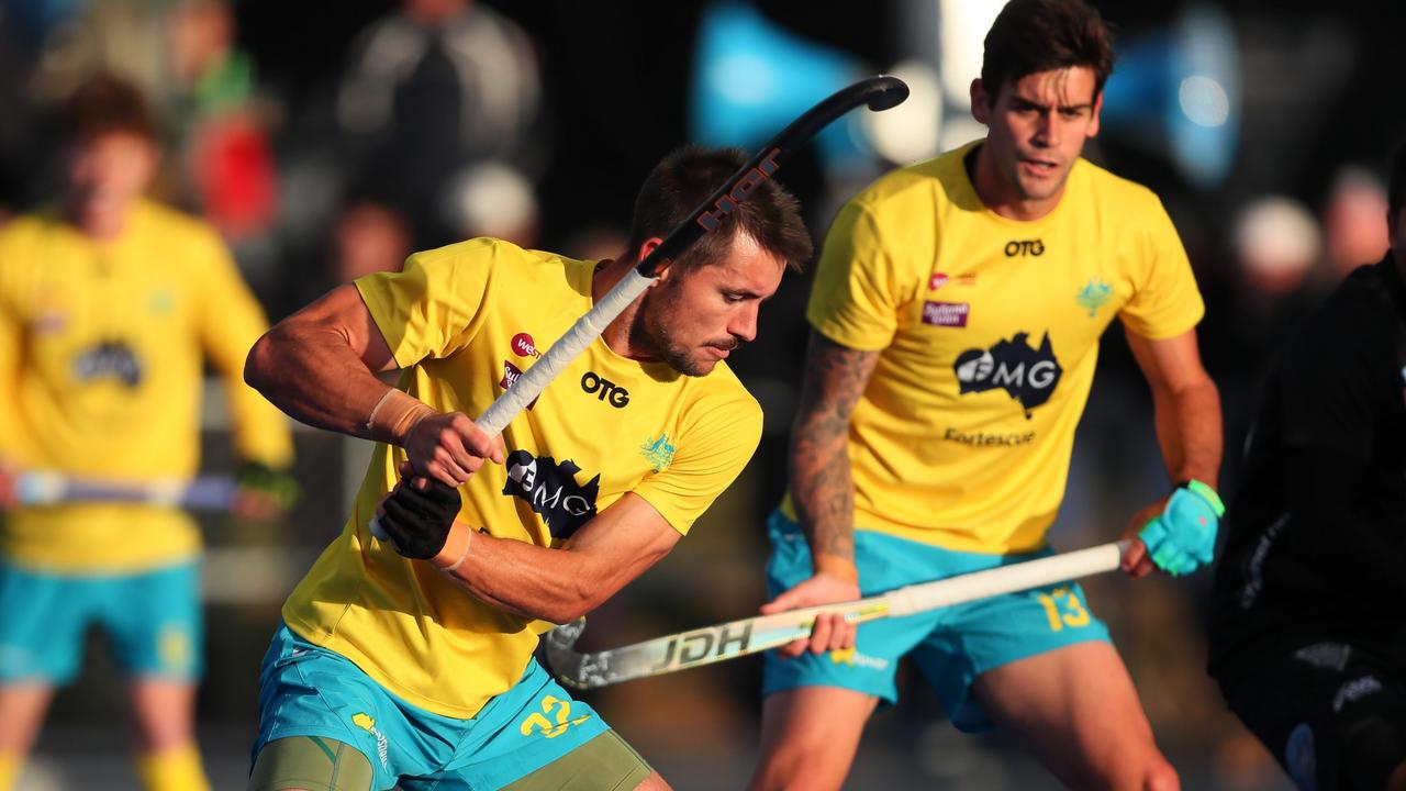 The Kookaburras’ Jeremy Hayward in action in New Zealand last year. Picture: Simon Watts/www.bwmedia.co.nz