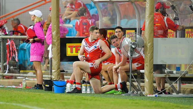 Waratah vs Southern Districts in the 2022-23 NTFL grand final. Picture PEMA TAMANG Pakhrin