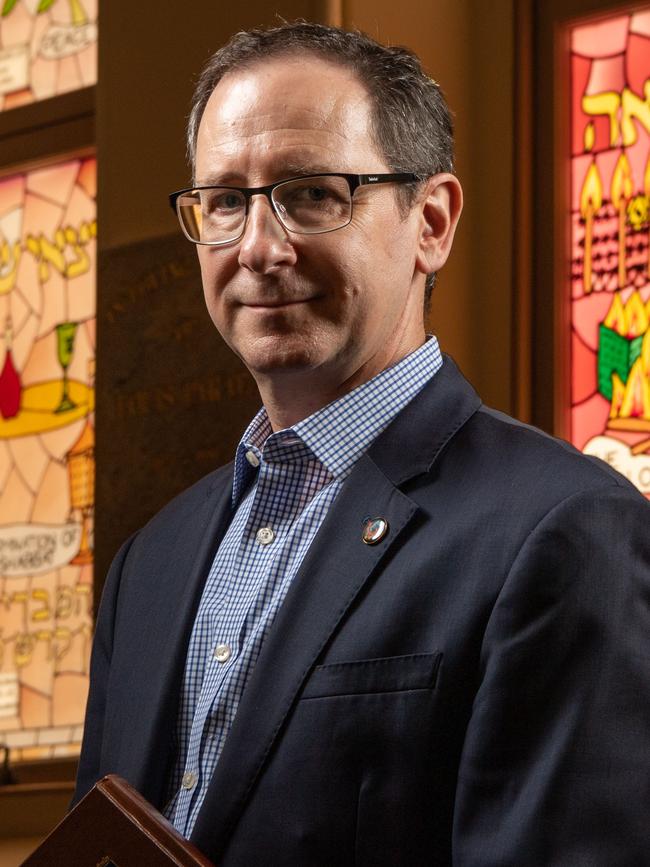 Queensland Jewish Board of Deputies president Jason Steinberg. Picture: Brad Fleet