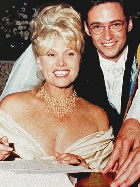 Deborra-Lee and Hugh Jackman on their wedding day. Picture: Instagram