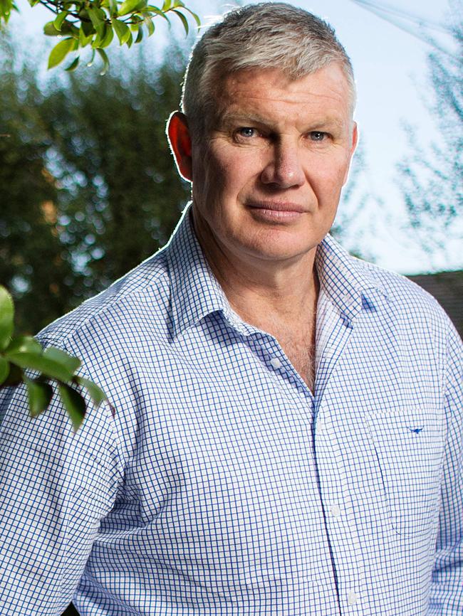 Danny Frawley suffered from CTE. Picture: Mark Stewart