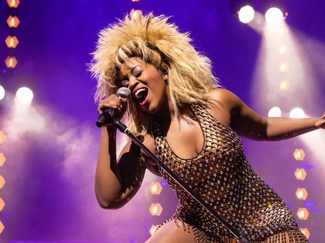 Ruva Ngwenya as Tina Turner at QPAC. Photo: QPAC.