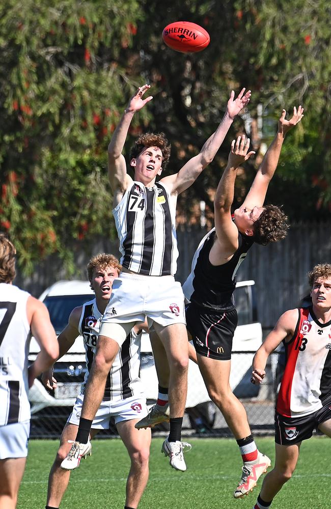 Morningside Vs Sherwood playing in the colts AFL semi final. Saturday September 7, 2024. Picture, John Gass