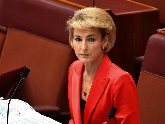 Minister for Employment Michaelia Cash. Picture: AAP.