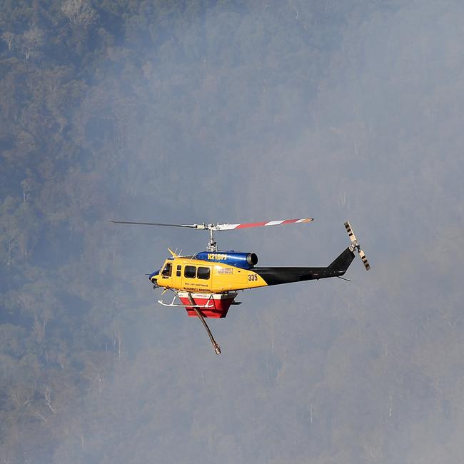 Obi Valley bushfire, Witta. Picture: Patrick Woods.