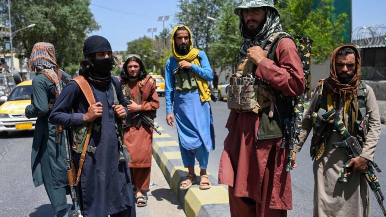 Taliban fighters have swept across Afghanistan and taken Kabul. Picture: AFP