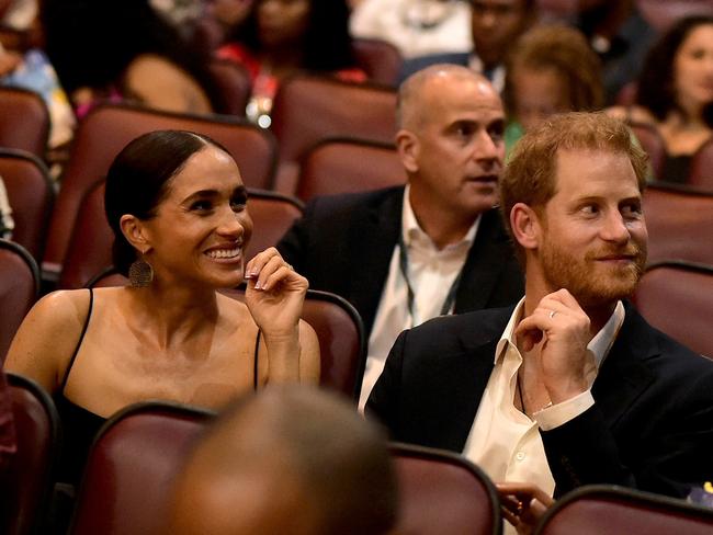 The Sussexes appeared at the premiere of Paramount’s Bob Marley: One Love last week. Picture: Marcus Ingram/Getty Images