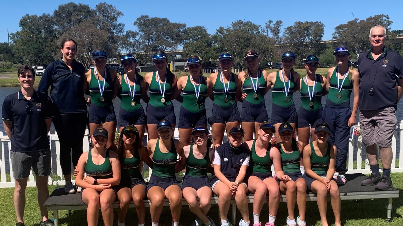 Geelong’s Barwon River hosts 2024 Rowing Victoria junior girls state ...