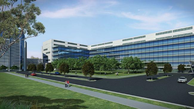 An artist’s impression of the Logan Hospital redevelopment.