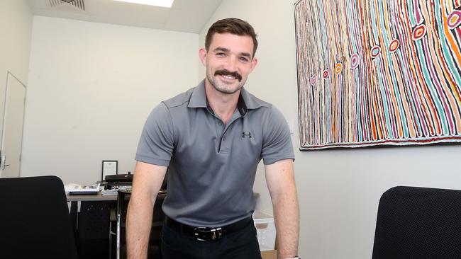 Councillor Ryan Bayldon-Lumsden in his office. Picture by Richard Gosling