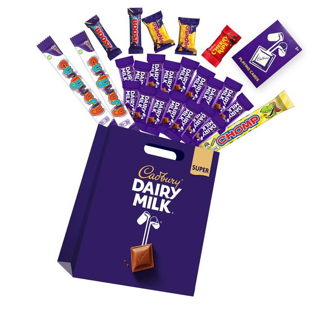 Cadbury Dairy Milk showbag.