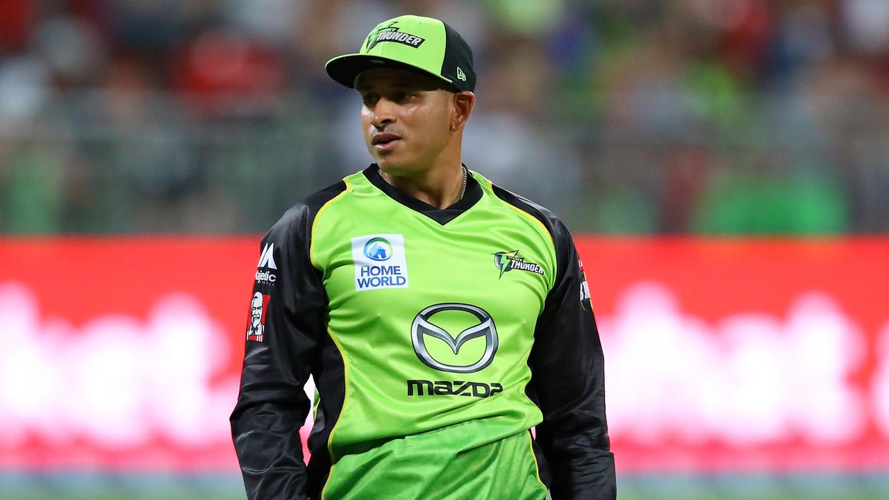 Khawaja has played his entire BBL career for the Thunder. (Photo by Cameron Spencer/Getty Images)