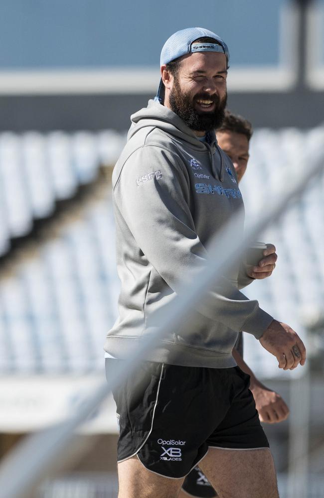 Aaron Woods appears to be enjoying life in the Shire.