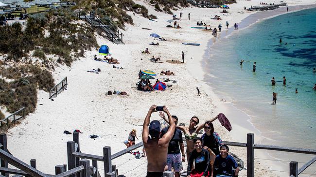 Rottnest Island off the coast of Perth has long been the summer playground for West Australians. Picture: Colin Murty