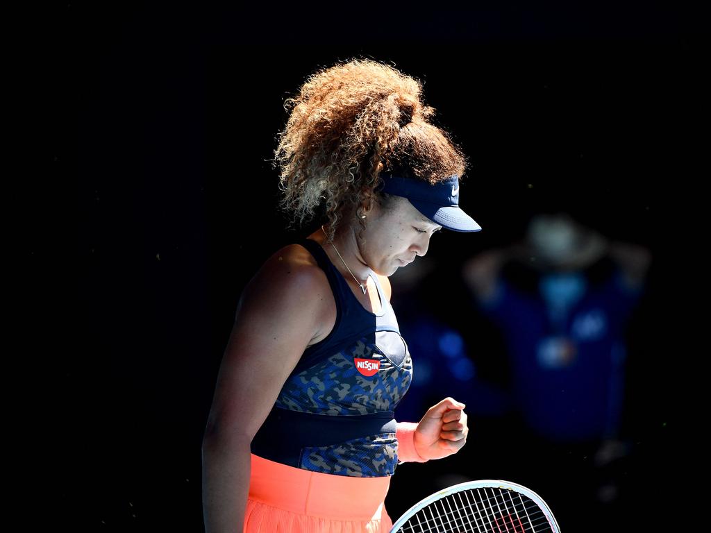 It’s Naomi Osaka’s time. (Photo by William WEST / AFP)