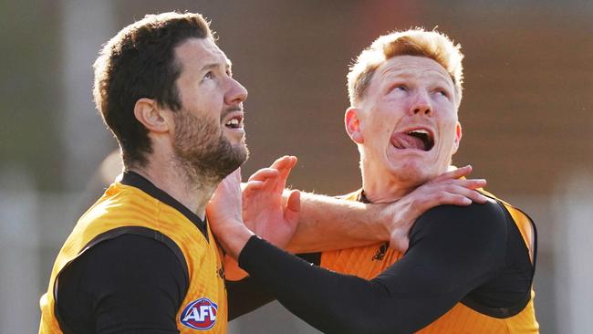 James Sicily (right) is projected to jump by $27,000 after Round 8.