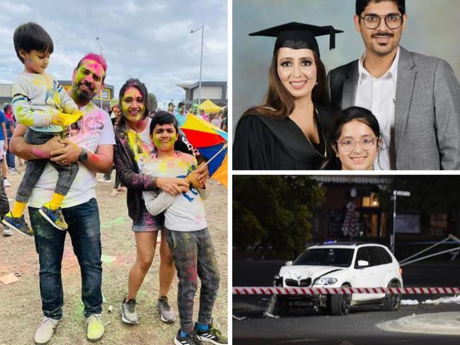 Daylesford pub car crash victims named: Pratibha Sharma, daughter Anvi, partner Jatin Chugh and dad Vivek Bhatia and his eldest son killed.