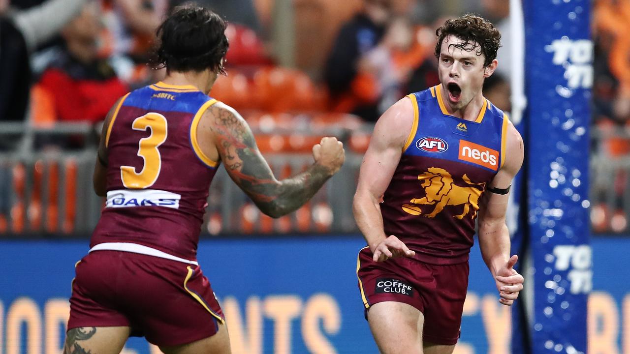 Brisbane has stunned GWS on the road in Round 16. (AAP Image/Brendon Thorne)