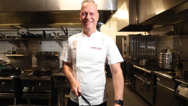 Rubi Red chef and co-owner Michael Lambie ahead of the restaurant’s launch last year. Picture: Glenn Hampson