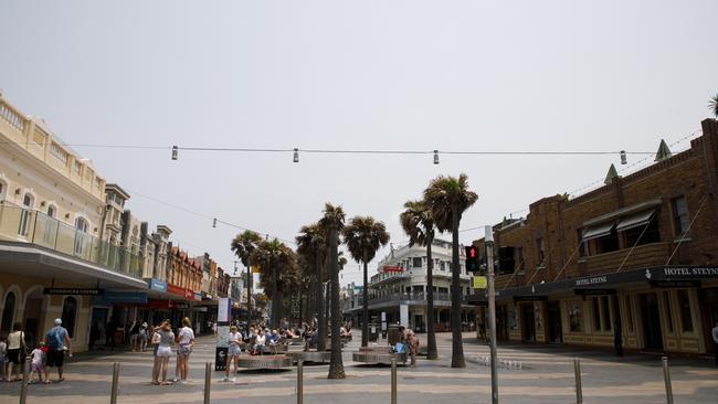 Tourist numbers are down in Manly and across Australia. Picture: Tim Pascoe