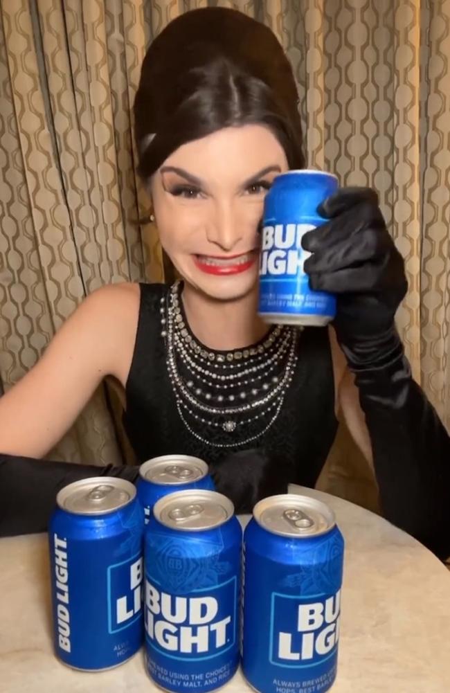 TikTok star Dylan Mulvaney partnered with Bud Light. Picture: Twitter