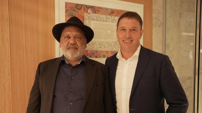 Noel Pearson with Matt Cunningham.