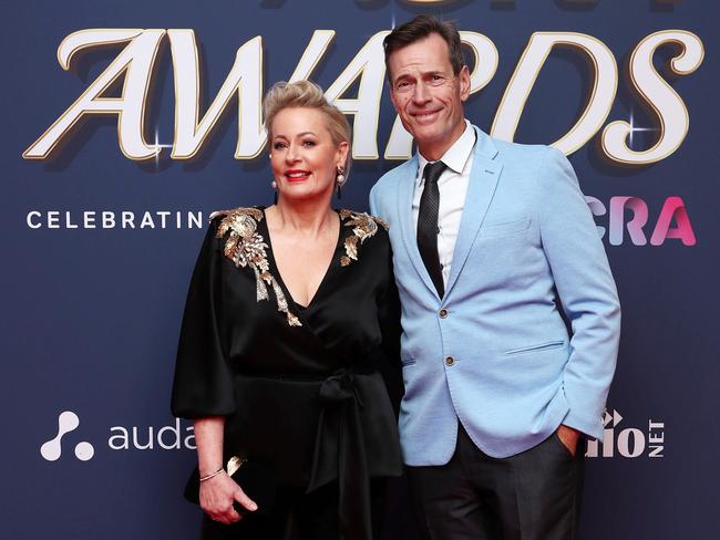 Amanda Keller and Brendan ‘Jonesy’ Jones won Best On Air Team at the ACRAs. Picture: Matrix Media Group.