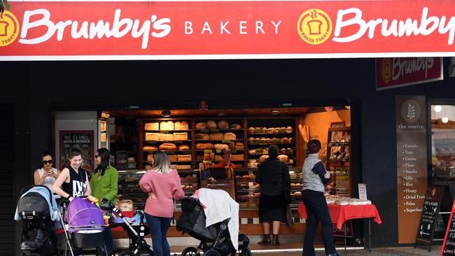 A Brumby's bakery store.