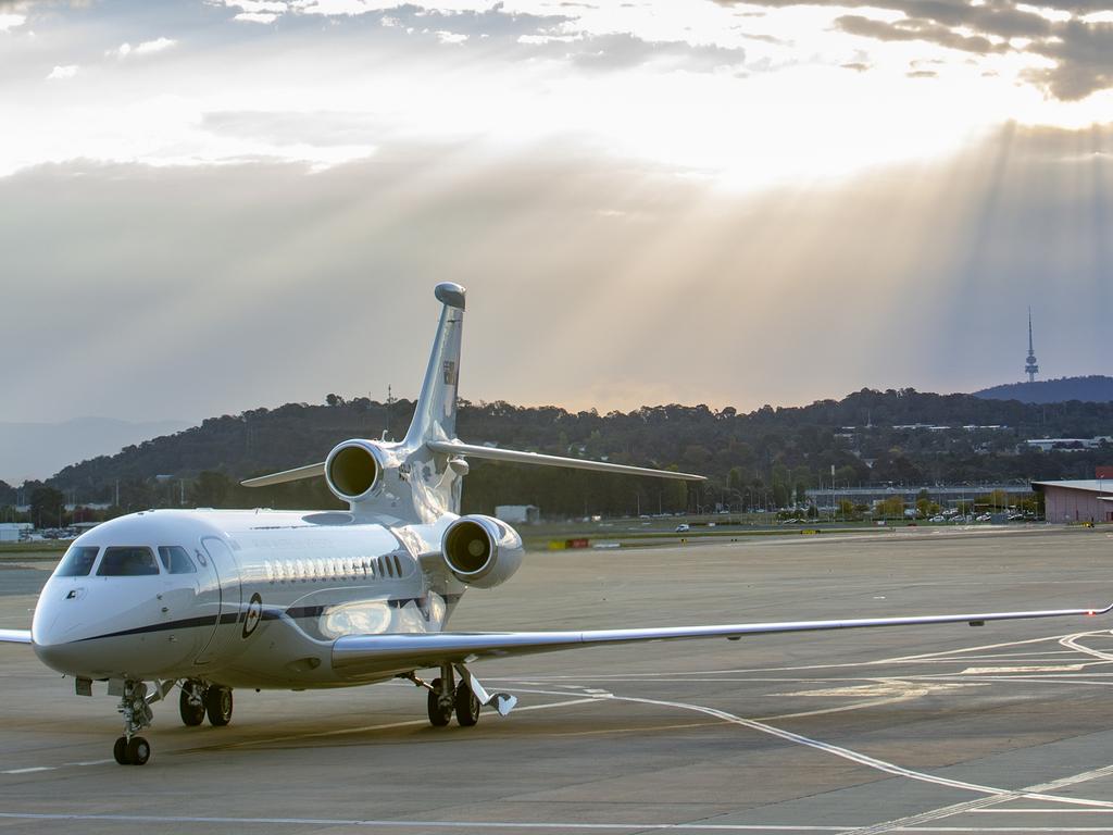 Mathias Cormann has already racked up more than 20,000 kilometres in the RAAF Dassault 7X.