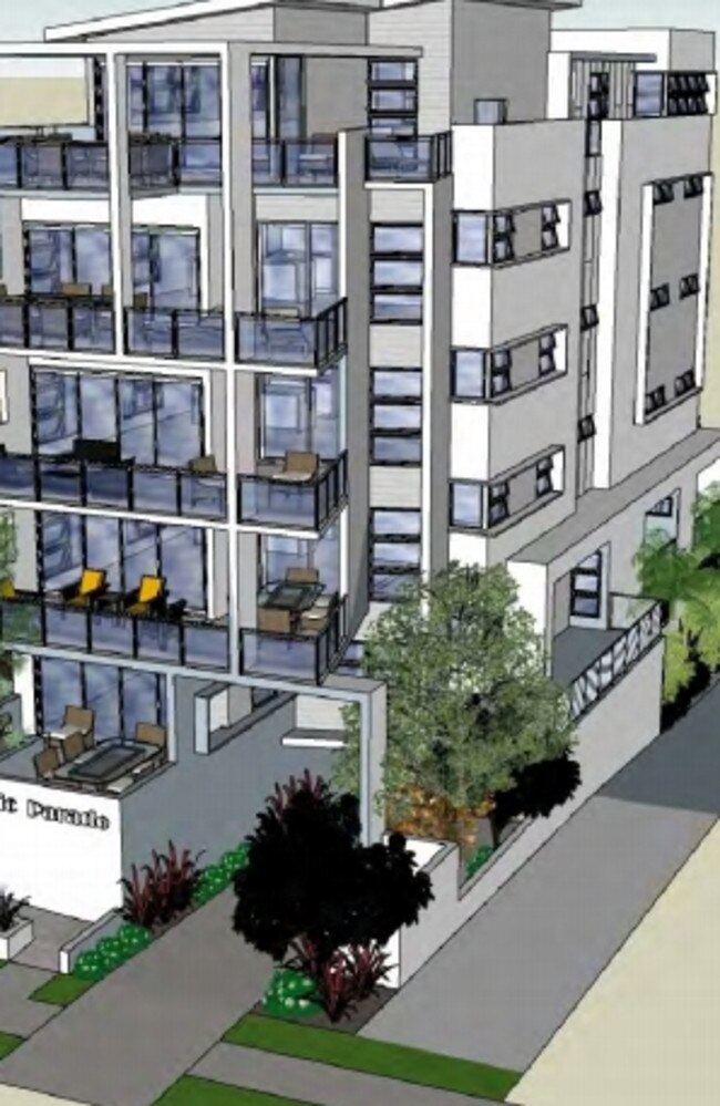 An artist’s impression of the new beachside low-rise unit tower planned for Bilinga on the Gold Coast.