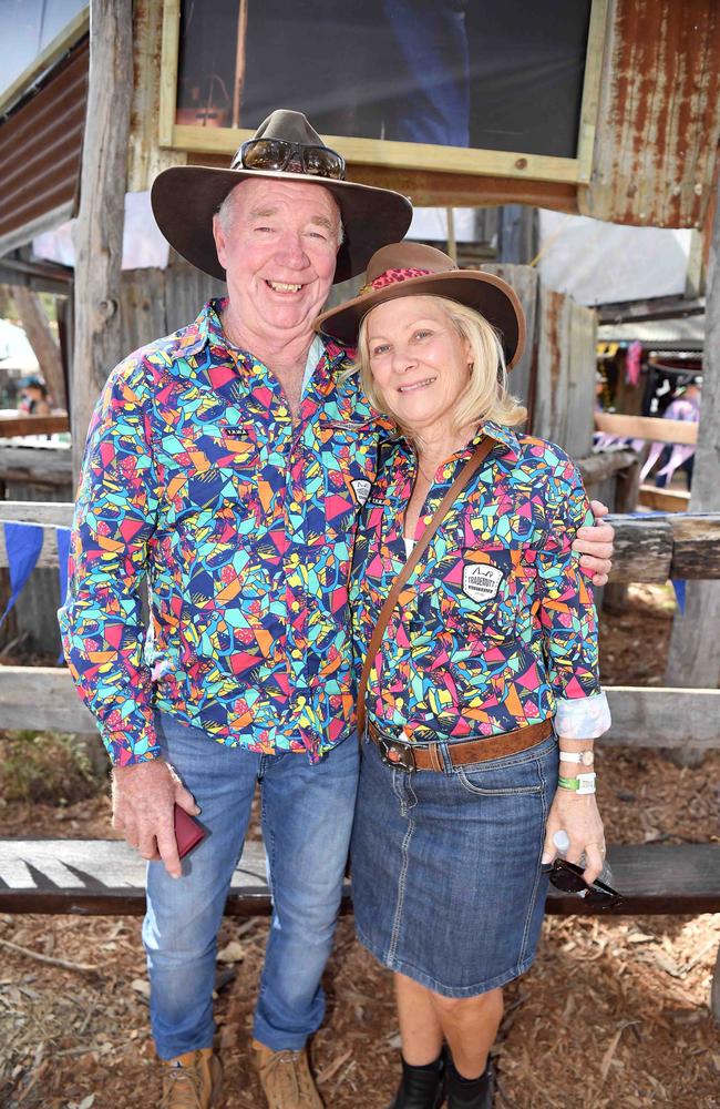 Barry and Cheryl Day at Gympie Music Muster. Picture: Patrick Woods.