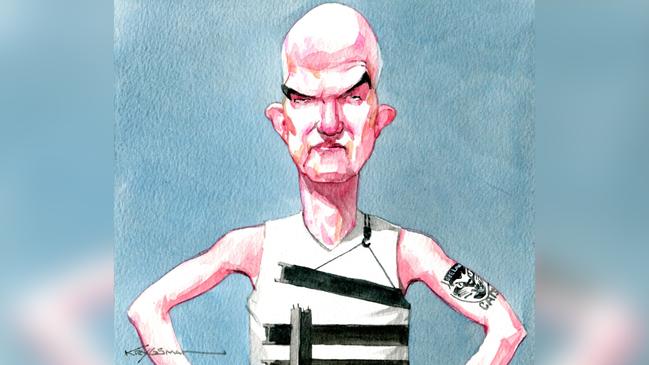 Geelong Football Club president Craig Drummond. Illustration: Sturt Krygsman