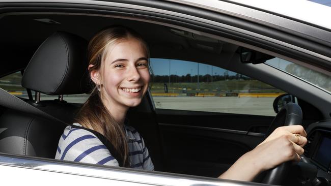 Victoria has the oldest P-platers in the country, with learners forced to wait until they’re 18. Picture: Jonathan Ng