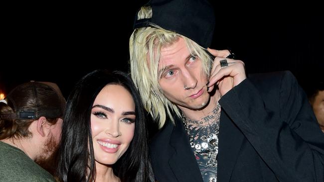 LOS ANGELES, CALIFORNIA - FEBRUARY 05: (L-R) Megan Fox and Machine Gun Kelly attend Universal Music GroupÃ¢â¬â¢s 2023 After Party to celebrate the 65th Grammy Awards, Presented by Coke Studio and Merz AestheticsÃ¢â¬â¢ Xperience+ at Milk Studios Los Angeles on February 05, 2023 in Los Angeles, California. (Photo by Vivien Killilea/Getty Images for Universal Music Group for Brands)