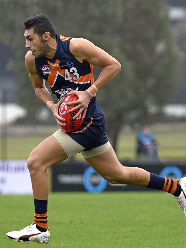 Muhammad Saad in action for the Calder Cannons. Picture: Greg Kowalczewski